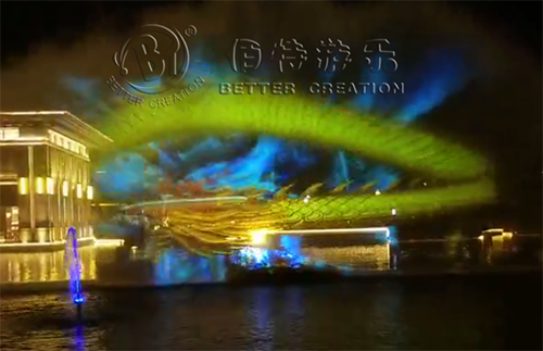 湖南江永徐福桃花源水幕电影+水幕激光秀