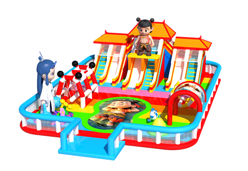 哪吒主题水上漂浮乐园