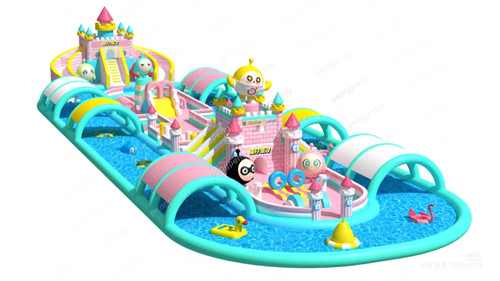 蛋仔充气水池漂流